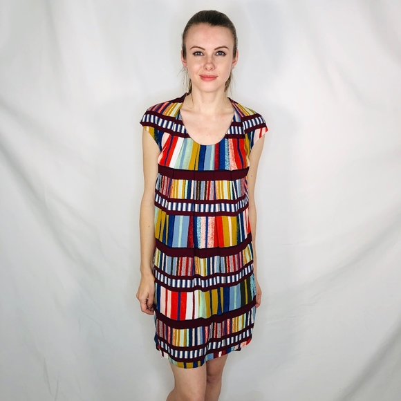 Anthropologie Dresses & Skirts - Maeve Anthropologie Bookshelf mini Dress colorful